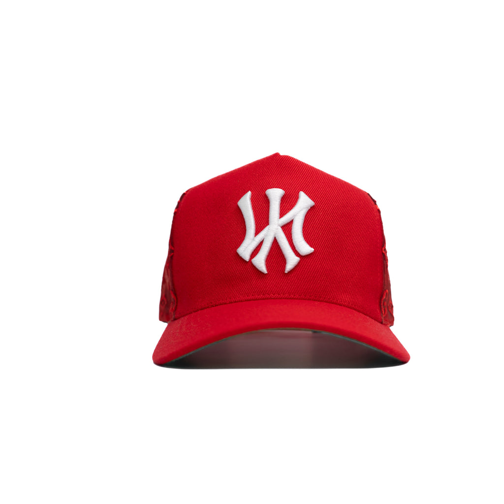 NY  - Red Monogram Snapback