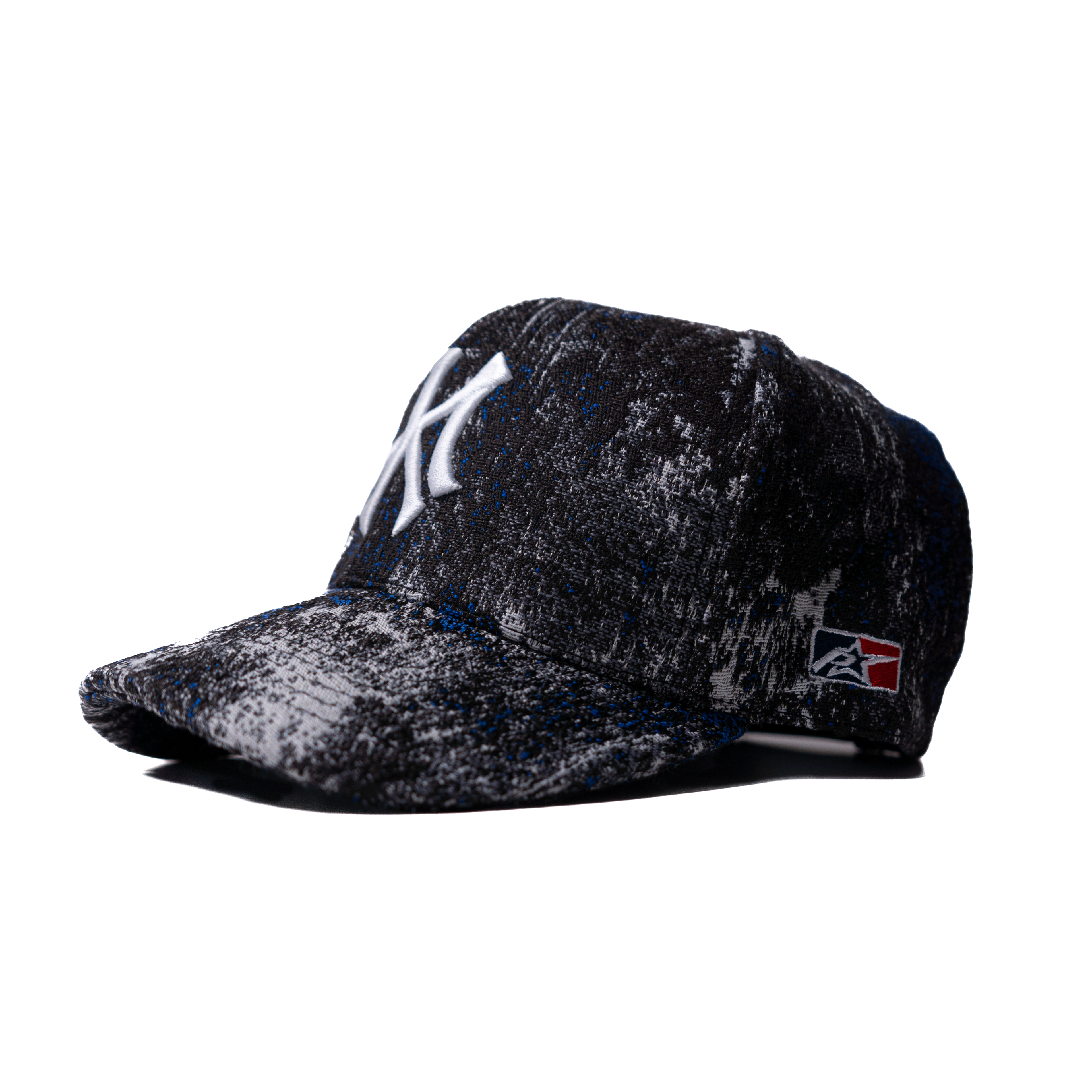 NY - Texture Wool Black Snapback