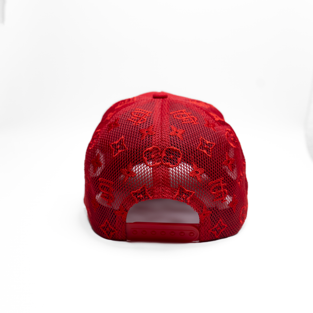 Saint Louis Monogram - Red Snapback