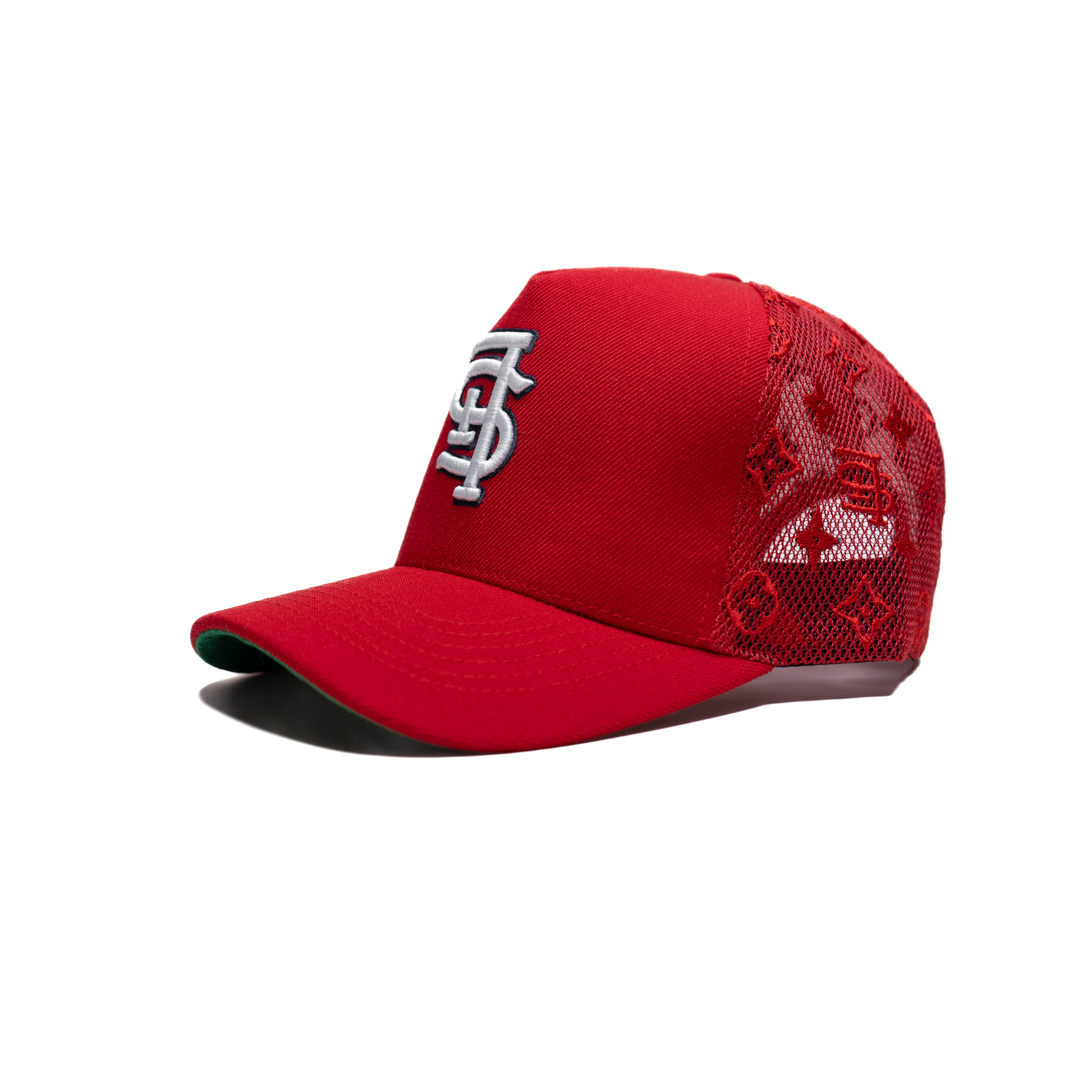Saint Louis Monogram - Red Snapback