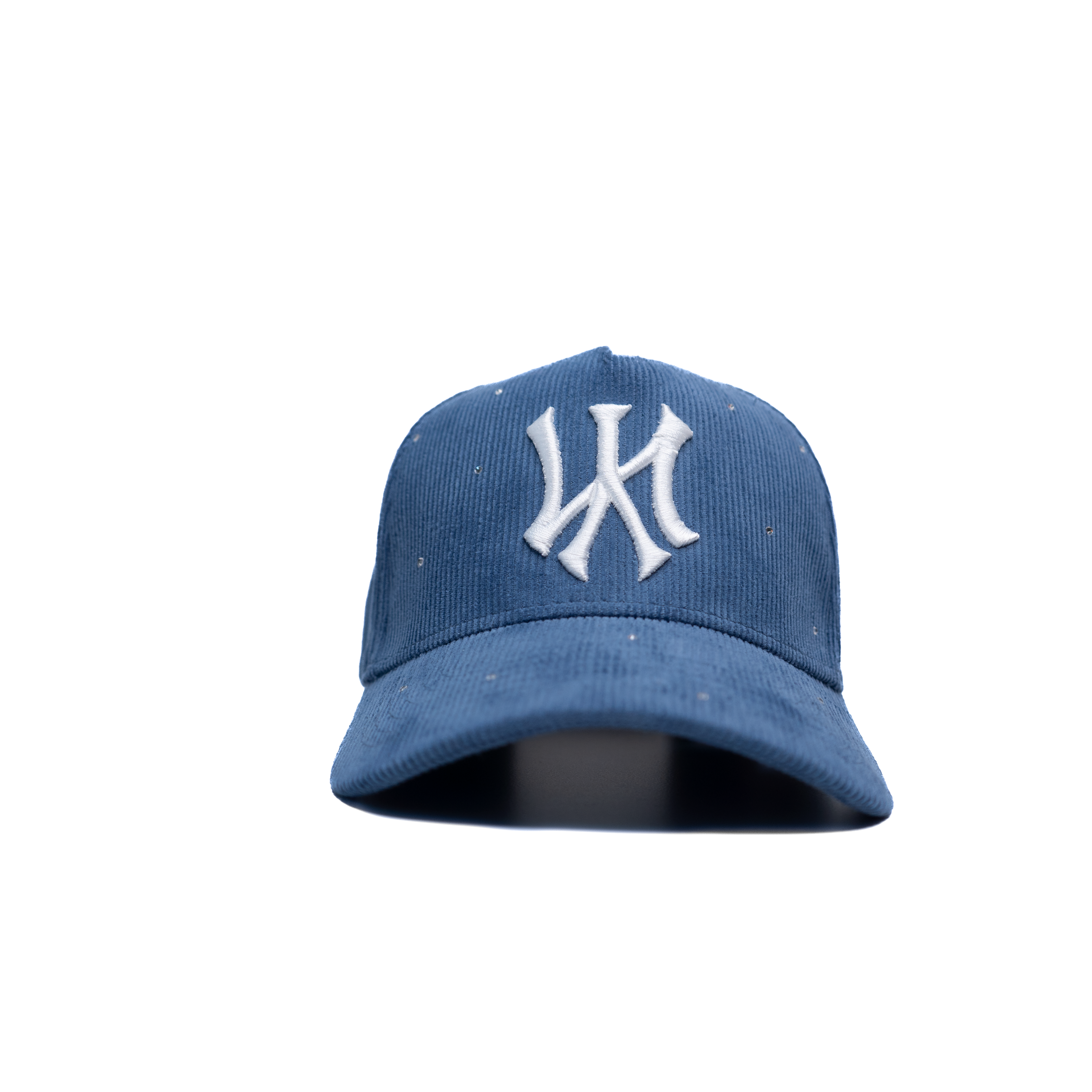 NY Crystal - Denim Blue Corduroy Snapback