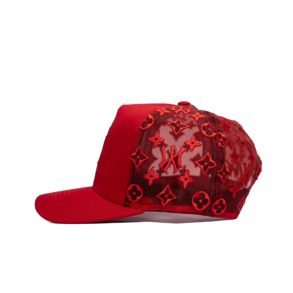 NY  - Red Monogram Snapback