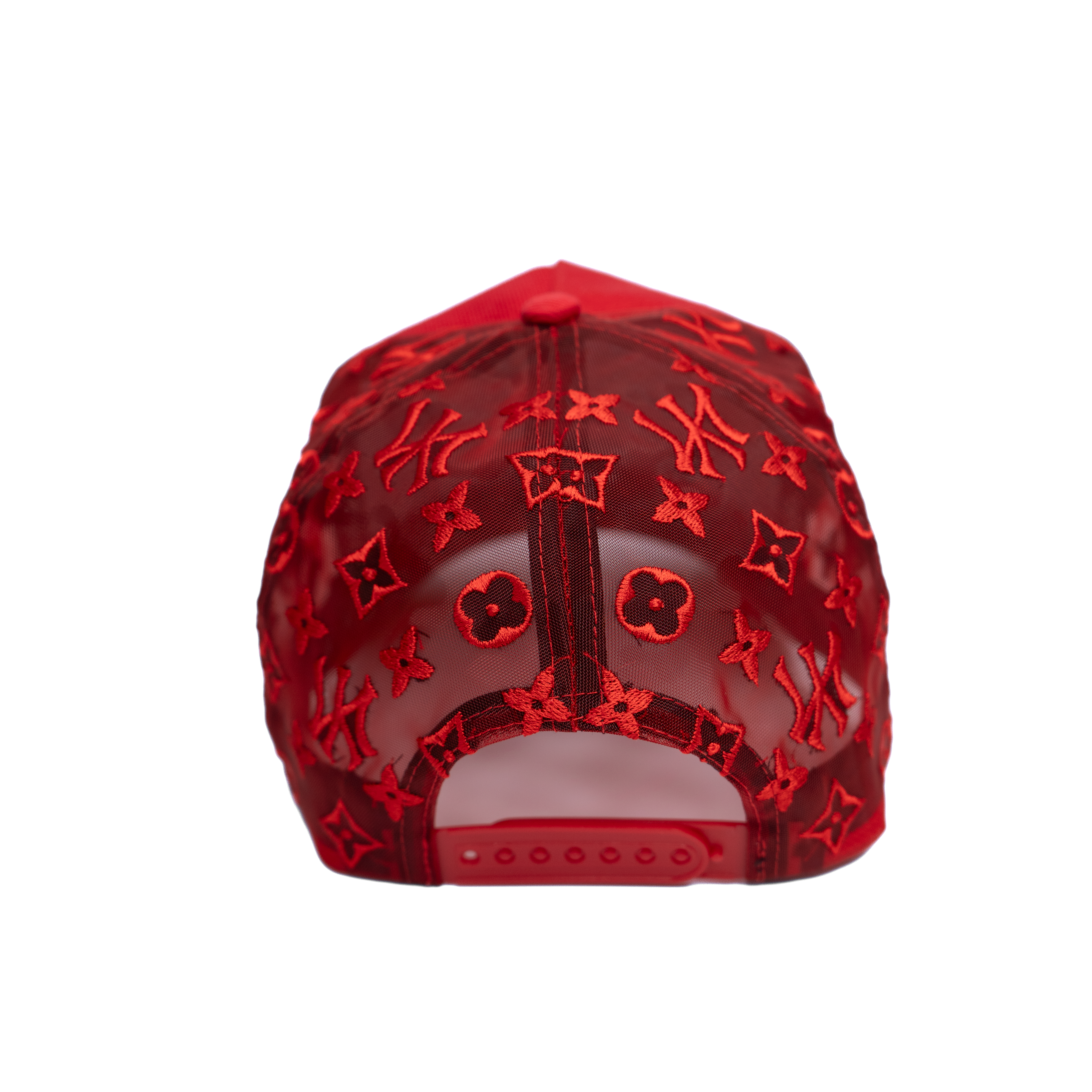 NY  - Red Monogram Snapback