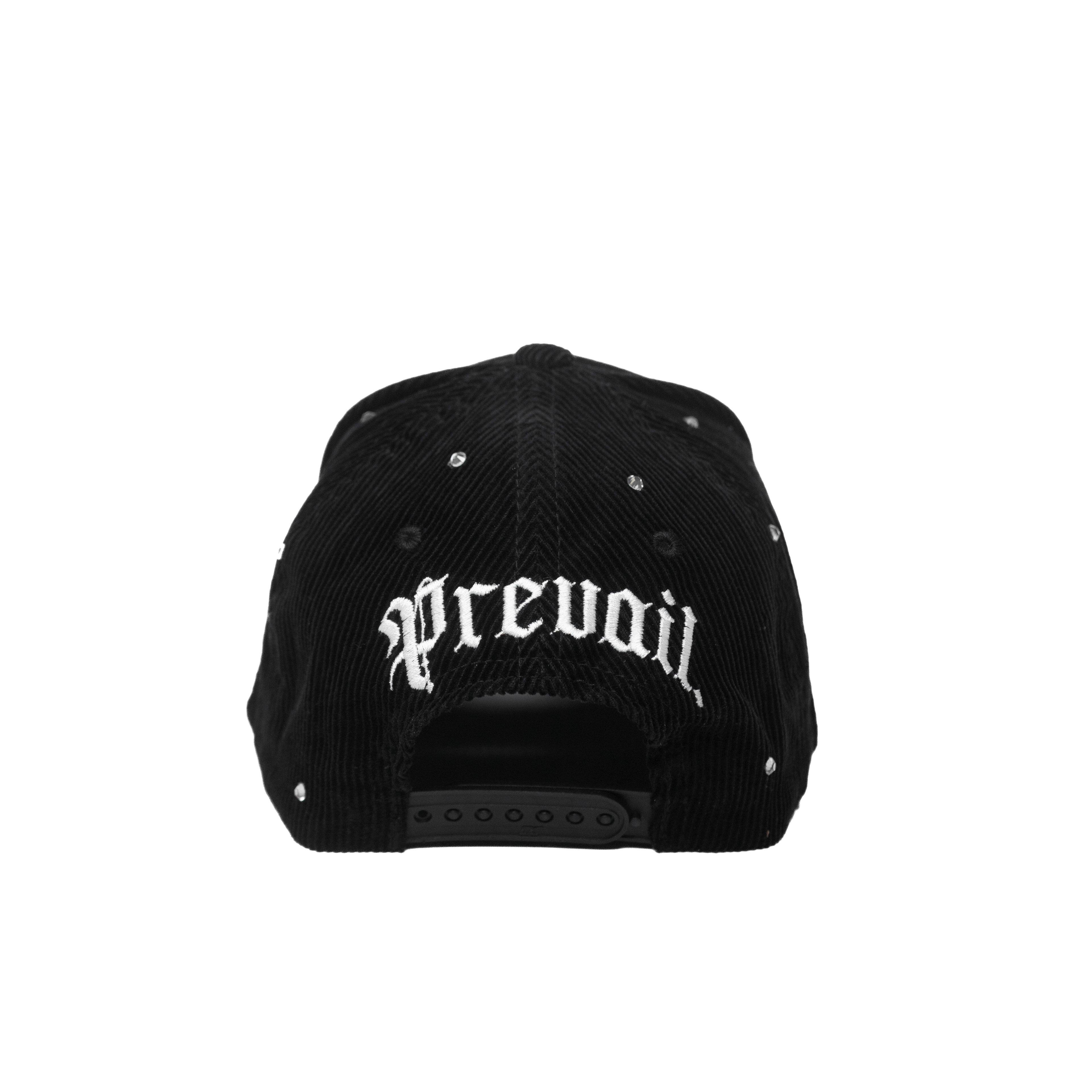Crystal LA Cross - Black corduroy