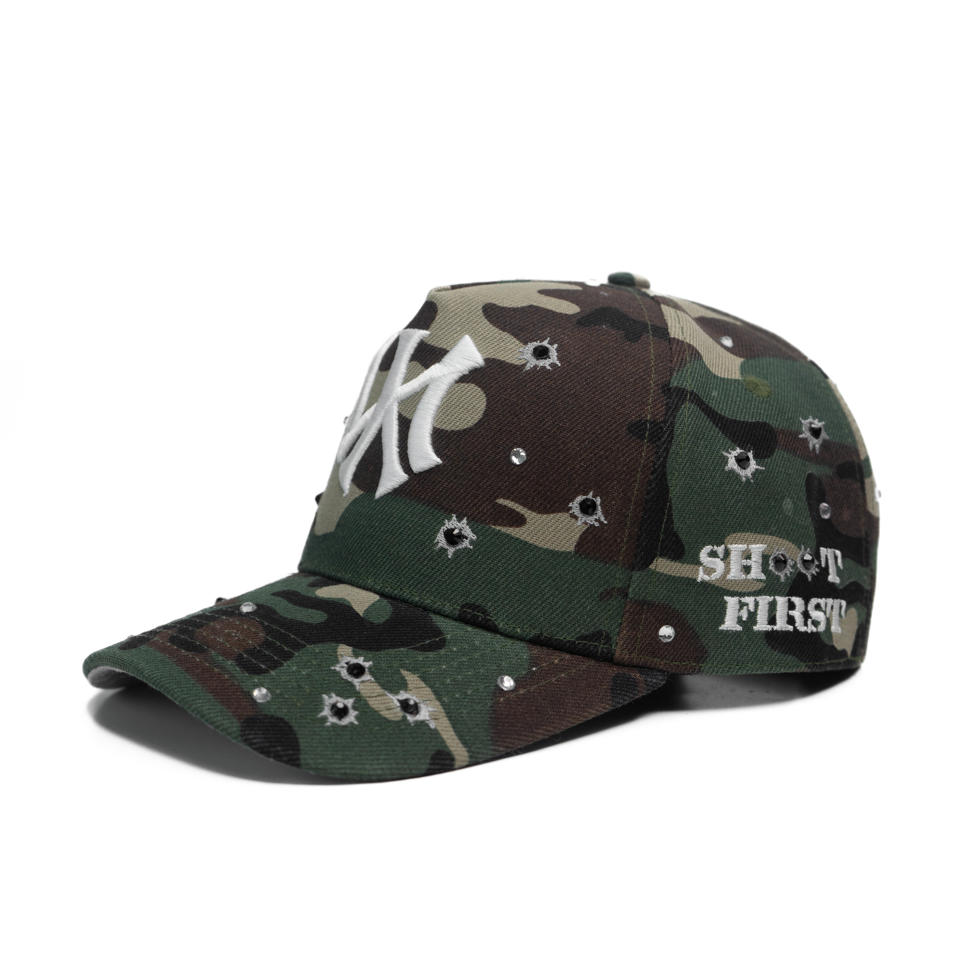 NY Camo - Crystal SnapBack