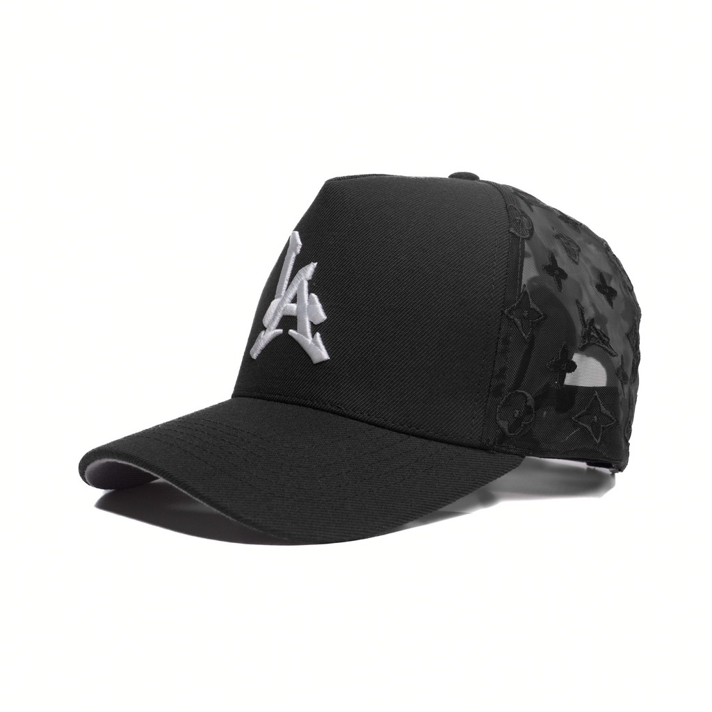 LA Monogram - Black Snapback