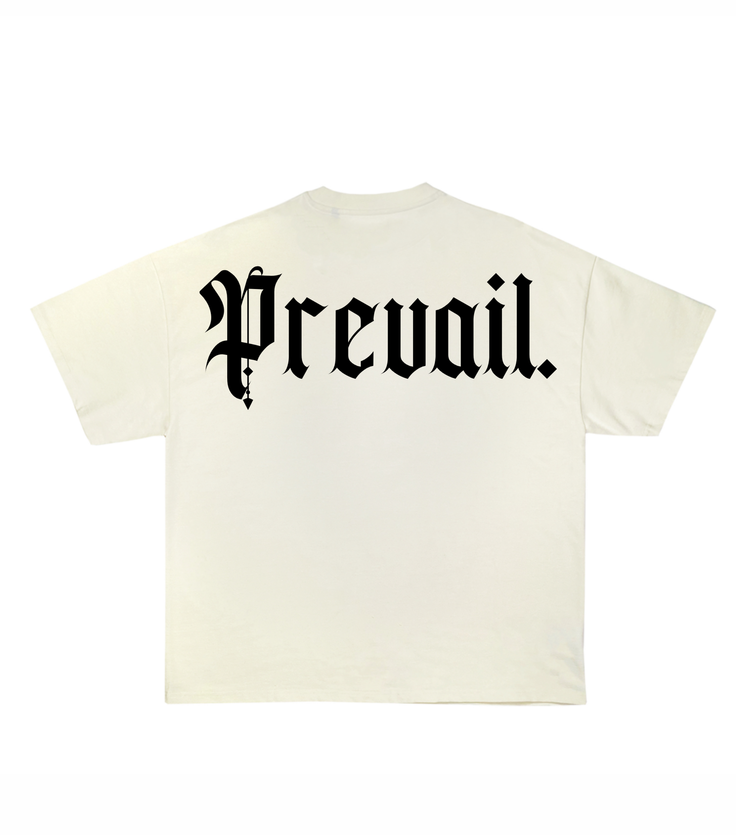 OE  - BLACK / CREAM T-SHIRT