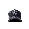 NY - Texture Wool Black Snapback